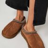 Women Ugg Ballet Flats And Loafers | Tasman, Suede Loafers Cognac