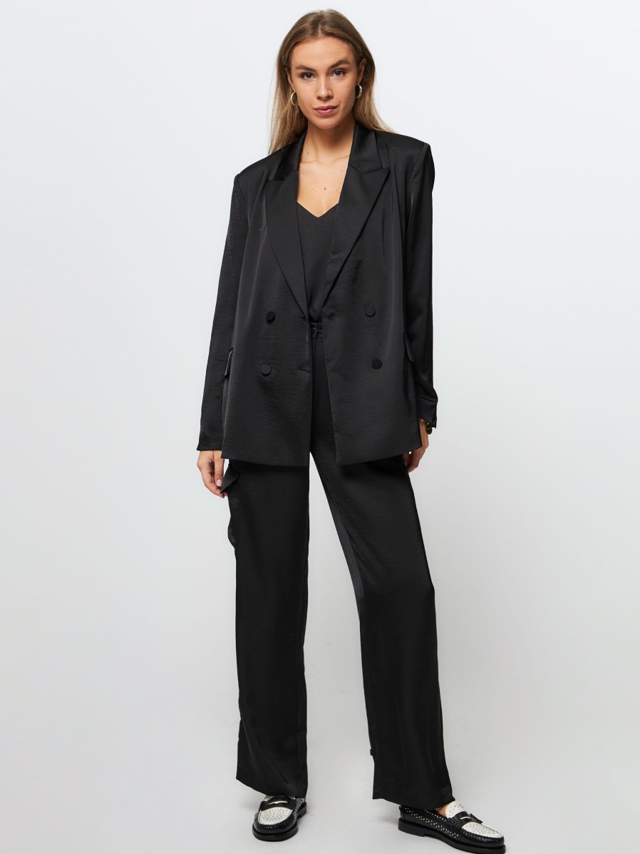 Women Dante 6 Blazers And Jackets | Sevigny, Woven Blazer Black