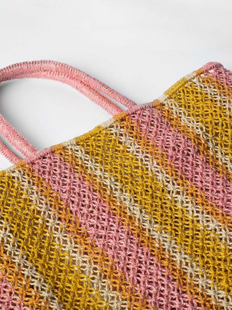 Women The Jacksons Bags | Picnic, Handmade Jute Shopper Pink