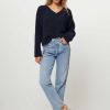 Women American Vintage Sweaters And Cardigans | East, Alpaca Mix Jumper Dark Blue