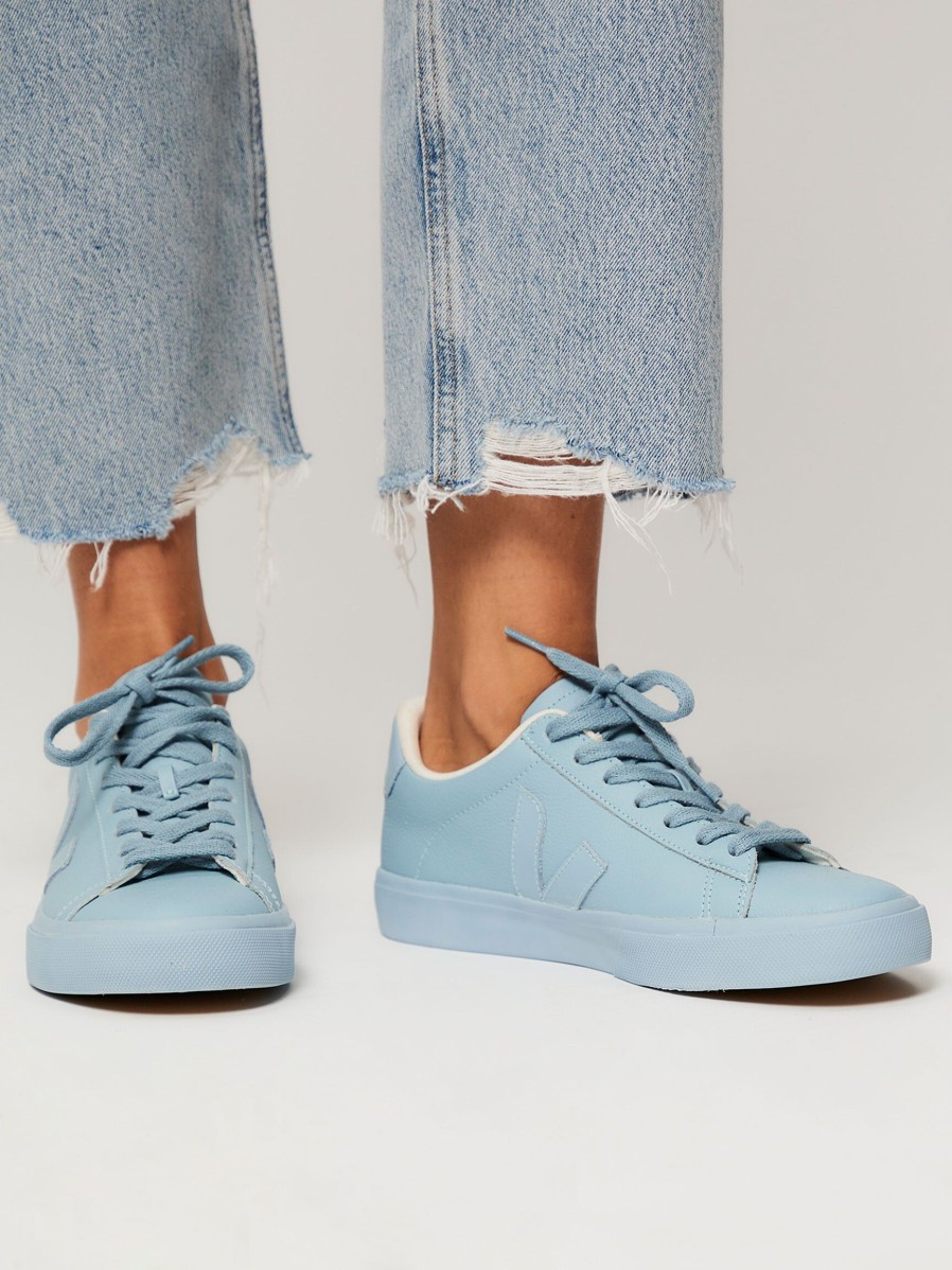 Women Veja Sneakers | Campo, Ecological Leather Sneakers Blue