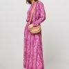 Women Fabienne Chapot Tops And Blouses | Sunset, Viscose Blouse With Print Pink