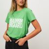 Women Mads Norgaard Tops And Blouses | Trenda, Organic Cotton Logo T-Shirt Green