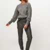 Women Alchemist Sweaters And Cardigans | Leto, Wool Mix Melange Jumper Grey