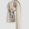 Women Drykorn Scarves | Cronica, Wool Mix Scarf Sand