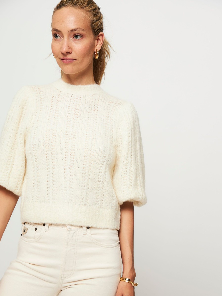 Women Bellerose Sweaters And Cardigans | Abohy, Alpaca Mix Jumper Ecru