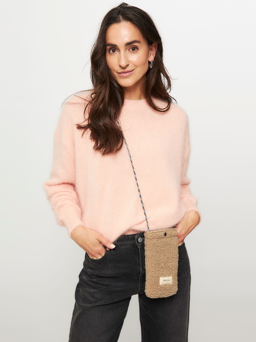 Women Bellerose Sweaters And Cardigans | Datus, Angora Mix Jumper Powder