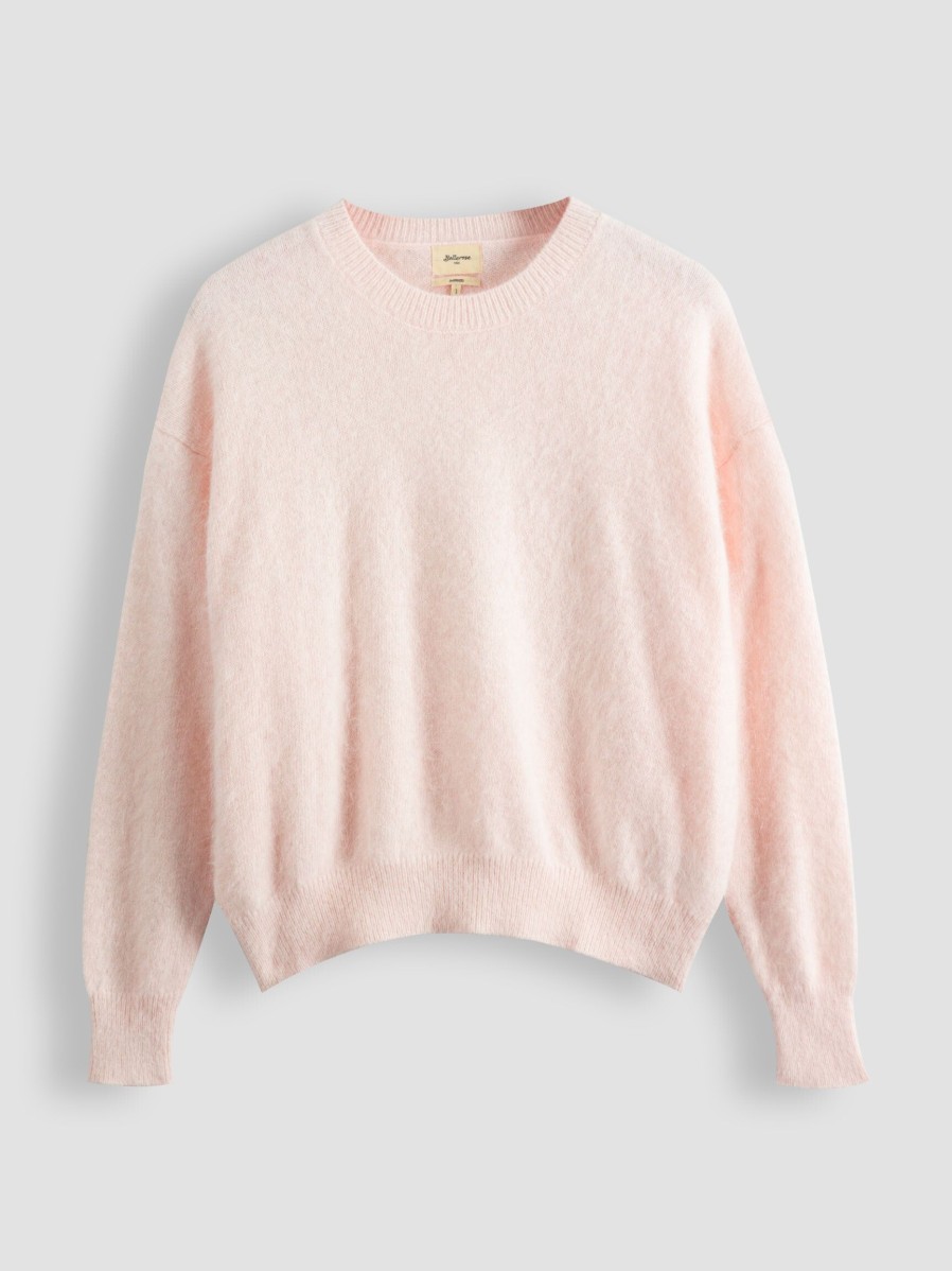 Women Bellerose Sweaters And Cardigans | Datus, Angora Mix Jumper Powder