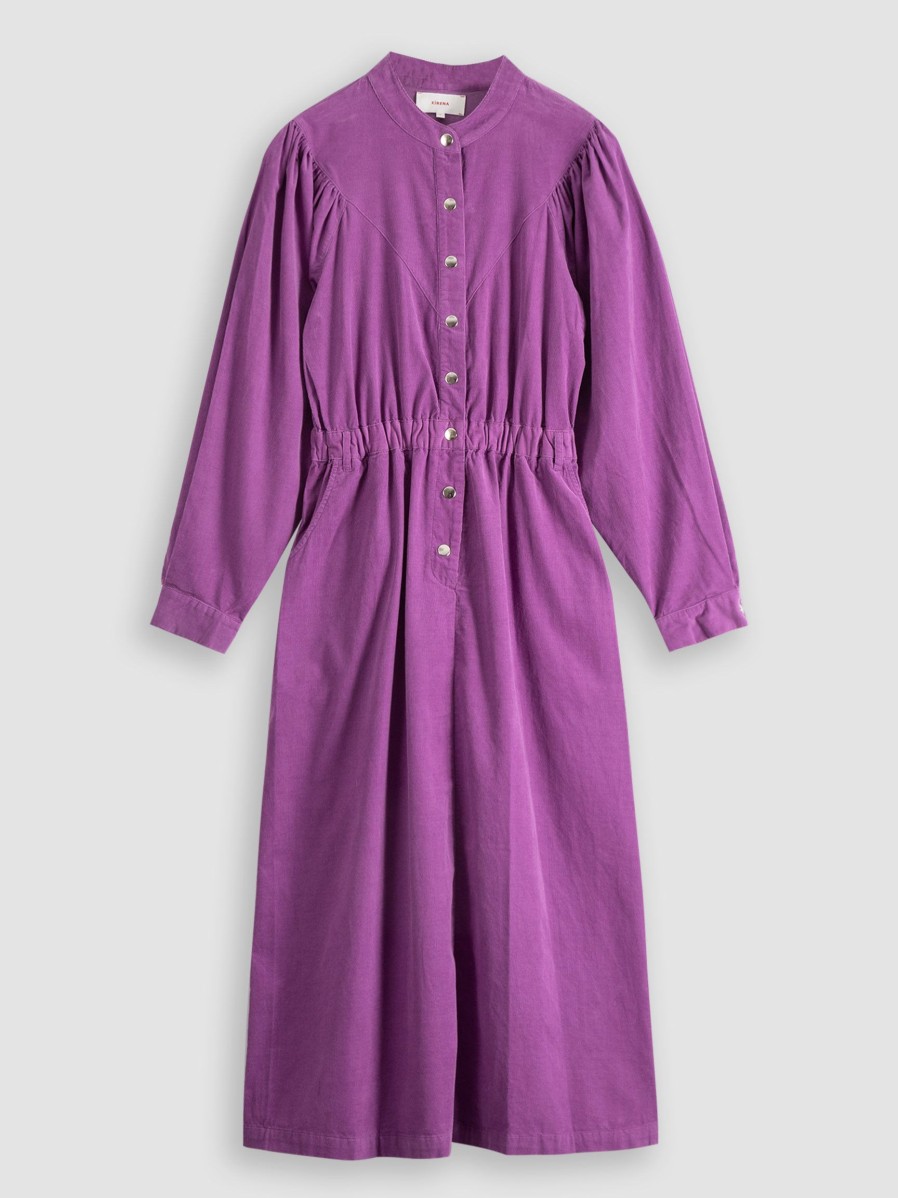 Women Xirena Dresses And Tunics | Audrey, Cotton Ribcord Maxi Dress Purple