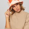 Women Becksondergaard Hats And Beanies | Campana, Cotton Bucket Hat With Tie Dye Print Orange