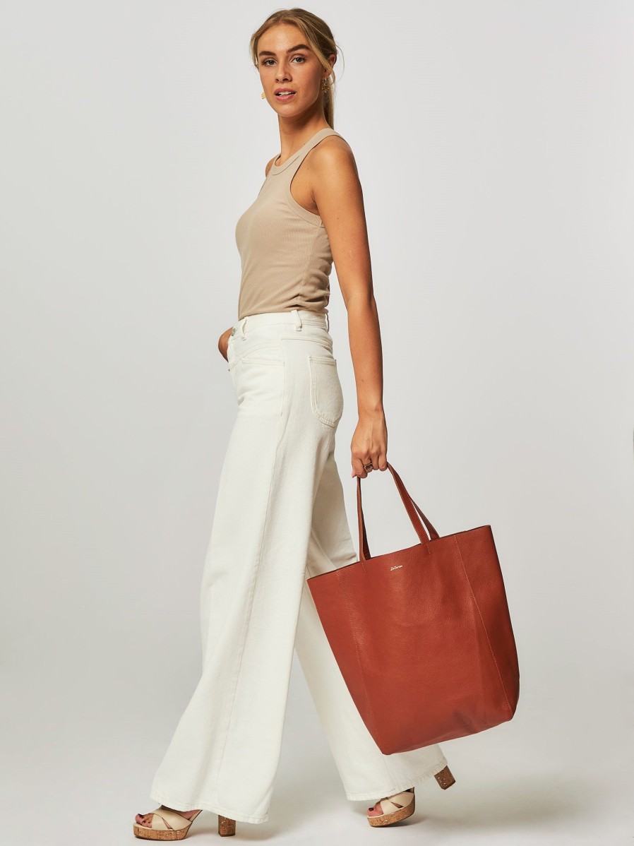 Women Bellerose Bags | Nirya, Leather Shopper Brown