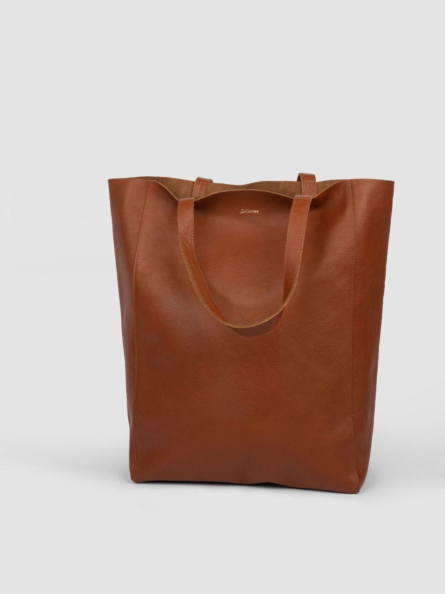 Women Bellerose Bags | Nirya, Leather Shopper Brown