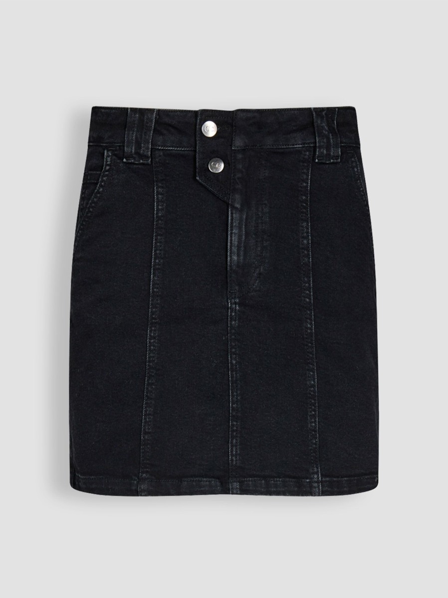 Women Co'Couture Skirts | Jolene, Denim Skirt Black