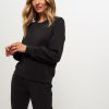 Women My Essential Wardrobe Sweaters And Cardigans | Modal Mix Super Soft Sweater Black