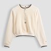 Women Tommy Hilfiger Sweaters And Cardigans | Cotton Jumper Ecru