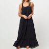 Women Lollys Laundry Dresses And Tunics | Quincy, Viscose Maxi Dress With Embroidery Black