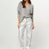 Women Majestic Filatures Sweaters And Cardigans | Wool Mix Melange Jumper Grey