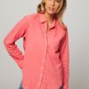 Women Xirena Tops And Blouses | Beau, Cotton Blouse Coral