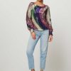 Women Fabienne Chapot Tops And Blouses | Pia, Woven Sequins Top Purple