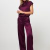 Women Drykorn Pants And Jumpsuits | Desk, Woven Trousers Purple