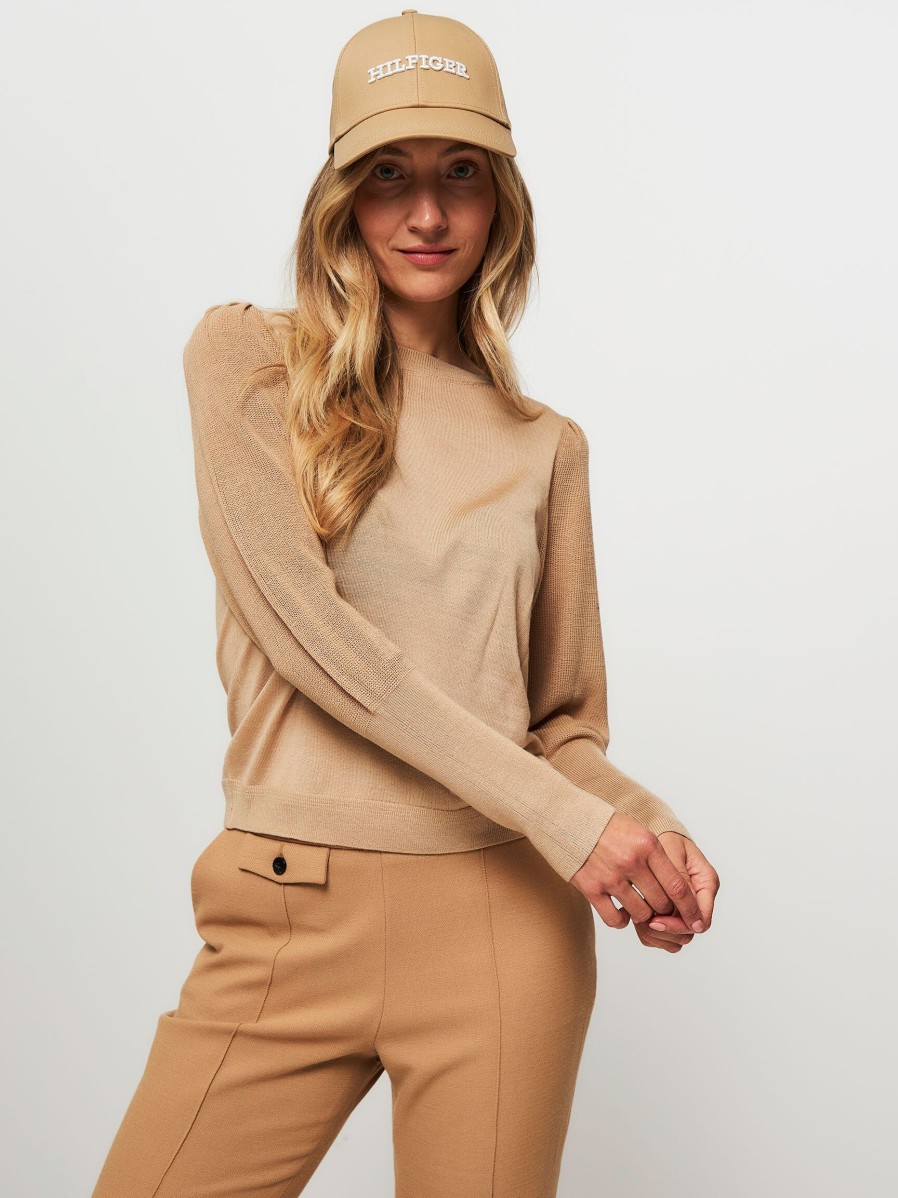 Women Ruby Tuesday Sweaters And Cardigans | Vella, Tencel/Wool Mix Jumper Camel