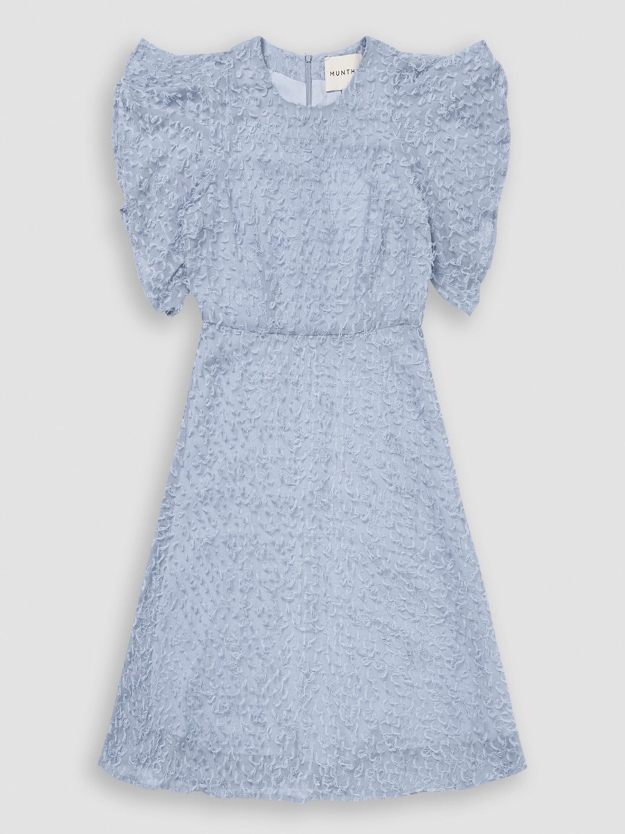 Women Munthe Dresses And Tunics | Jazzy, Woven Dress Bluegrey