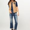 Women POM Amsterdam Blazers And Jackets | Teddy Gilet Sand