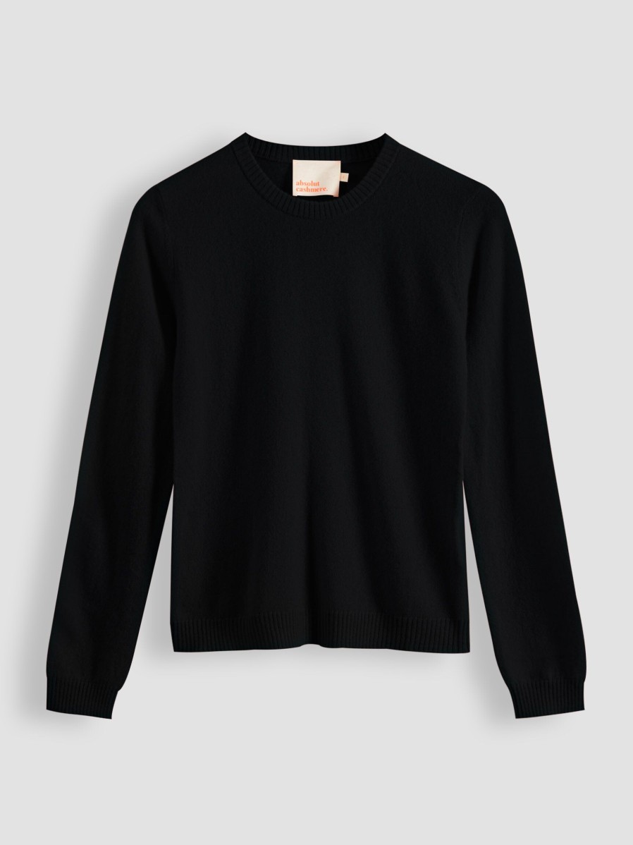 Women Absolut Cashmere Sweaters And Cardigans | Sanna, Cashmere Jumper Black