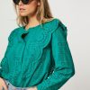 Women Munthe Tops And Blouses | Jippo, Organic Cotton Top Green