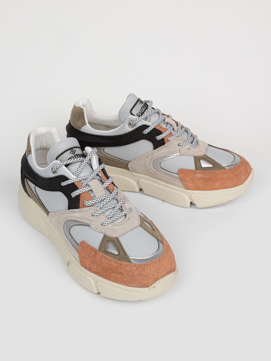 Women Summum Sneakers | Suede Sneakers Greygreen