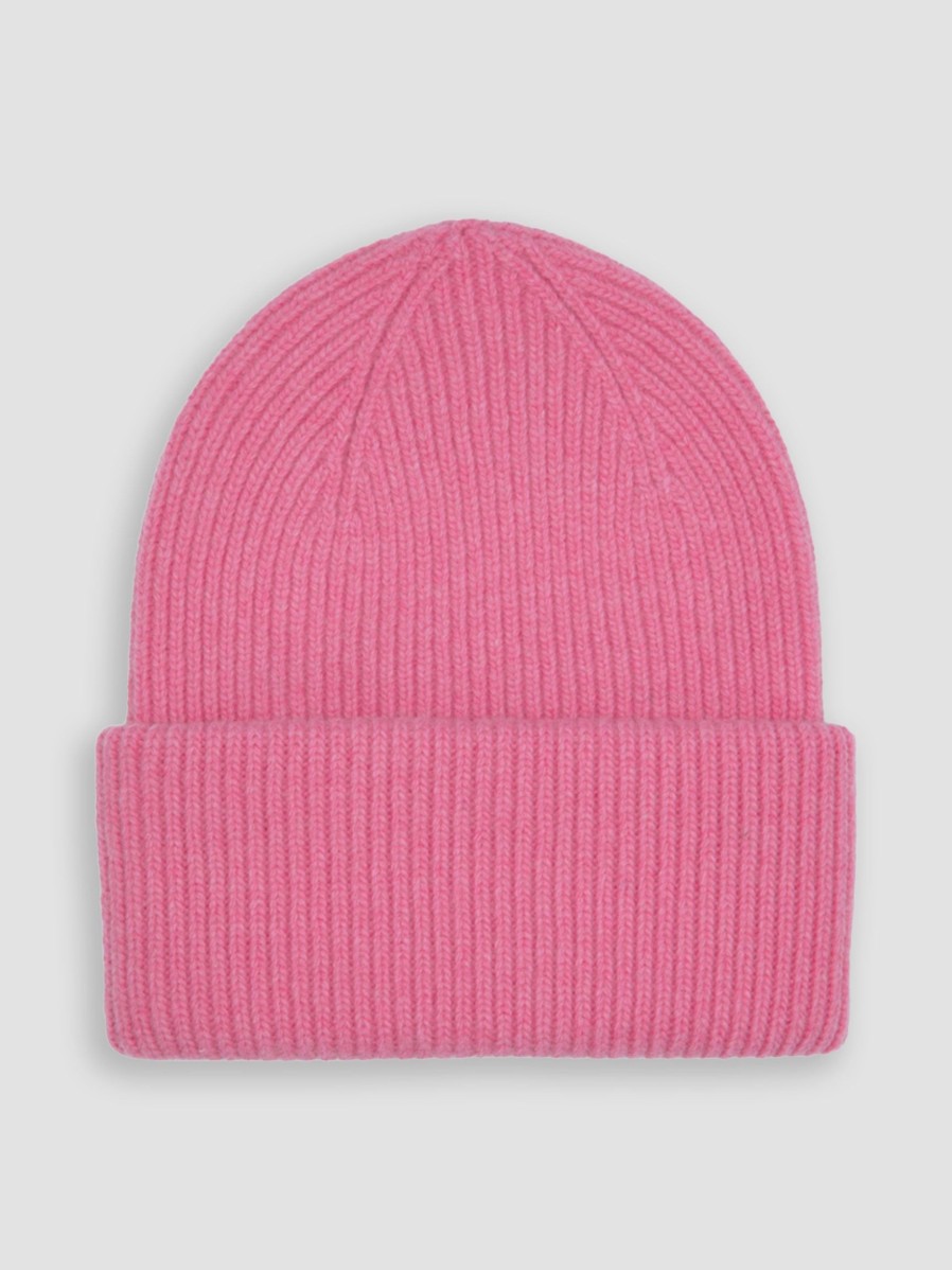 Women Colorful Standard Hats And Beanies | Merino Wool Hat Pink