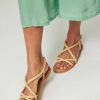 Women Ivylee Copenhagen Sandals | Elisa, Leather Sandals Light Yellow