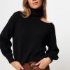 Women Dante 6 Sweaters And Cardigans | Marenna, Wool Mix Turtleneck Black