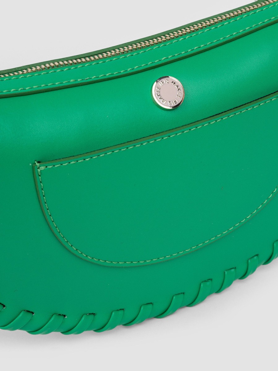 Women Iris Maree Bags | Raccoon Mini, Hand Made Shoulderbag Green