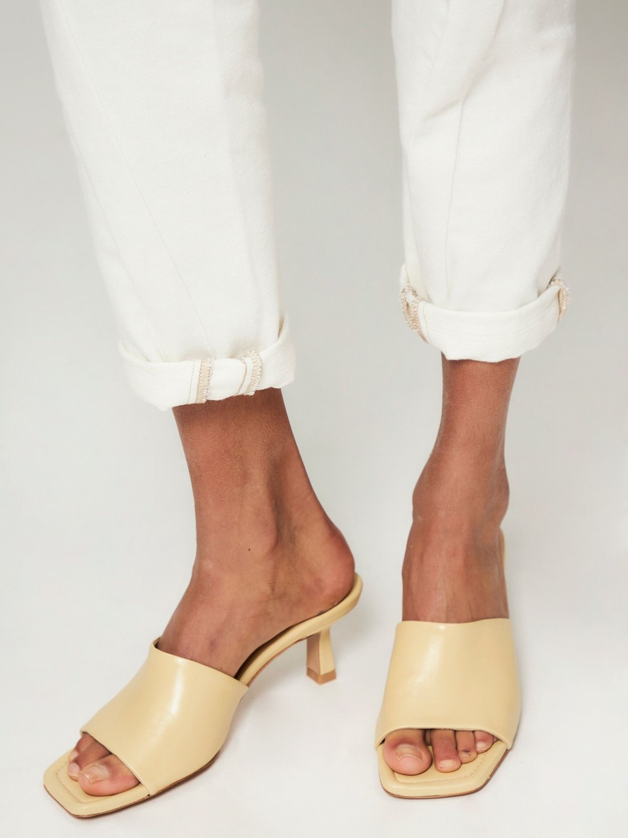 Women Ivylee Copenhagen Sandals | Cleo, Leather Mules Cream