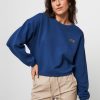 Women American Vintage Sweaters And Cardigans | Izubird, Cotton Mix Logo Sweater Dark Blue