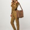 Women Closed Bags | Suede Shopper Sand