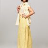 Women Bellerose Skirts | Hozz, Viscose A-Line Skirt With Print Yellow