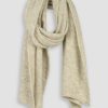 Women American Vintage Scarves | East, Alpaca Mix Melee Scarf Grey