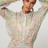 Women Fabienne Chapot Tops And Blouses | Lexi, Organic Cotton Blouse With Print Pink