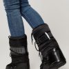 Women Moon Boot Boots | High Padded Nylon Snowboots Black