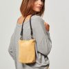 Women Ellen Truijen Bags | All Ways Strapped, Suede Crossbody Bag Mustard