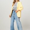 Women Summum Blazers And Jackets | Viscose Mix Stretch Blazer Yellow