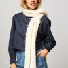 Women American Vintage Scarves | Echarpe, Alpaca Mix Scarf Ecru