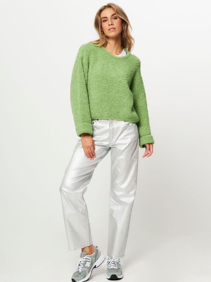 Women American Vintage Sweaters And Cardigans | Zolly, Wool Mix Jumper Green