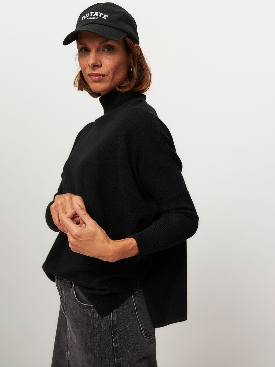 Women Absolut Cashmere Sweaters And Cardigans | Clara, Cashmere Turtleneck Black