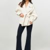 Women Freebird Outerwear | Leyli, Viscose Mix Coat Off White