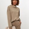 Women Summum Sweaters And Cardigans | Modal Mix Sweater Greygreen