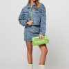 Women Gestuz Skirts | Larisa, Denim Skirt With Pattern Blue