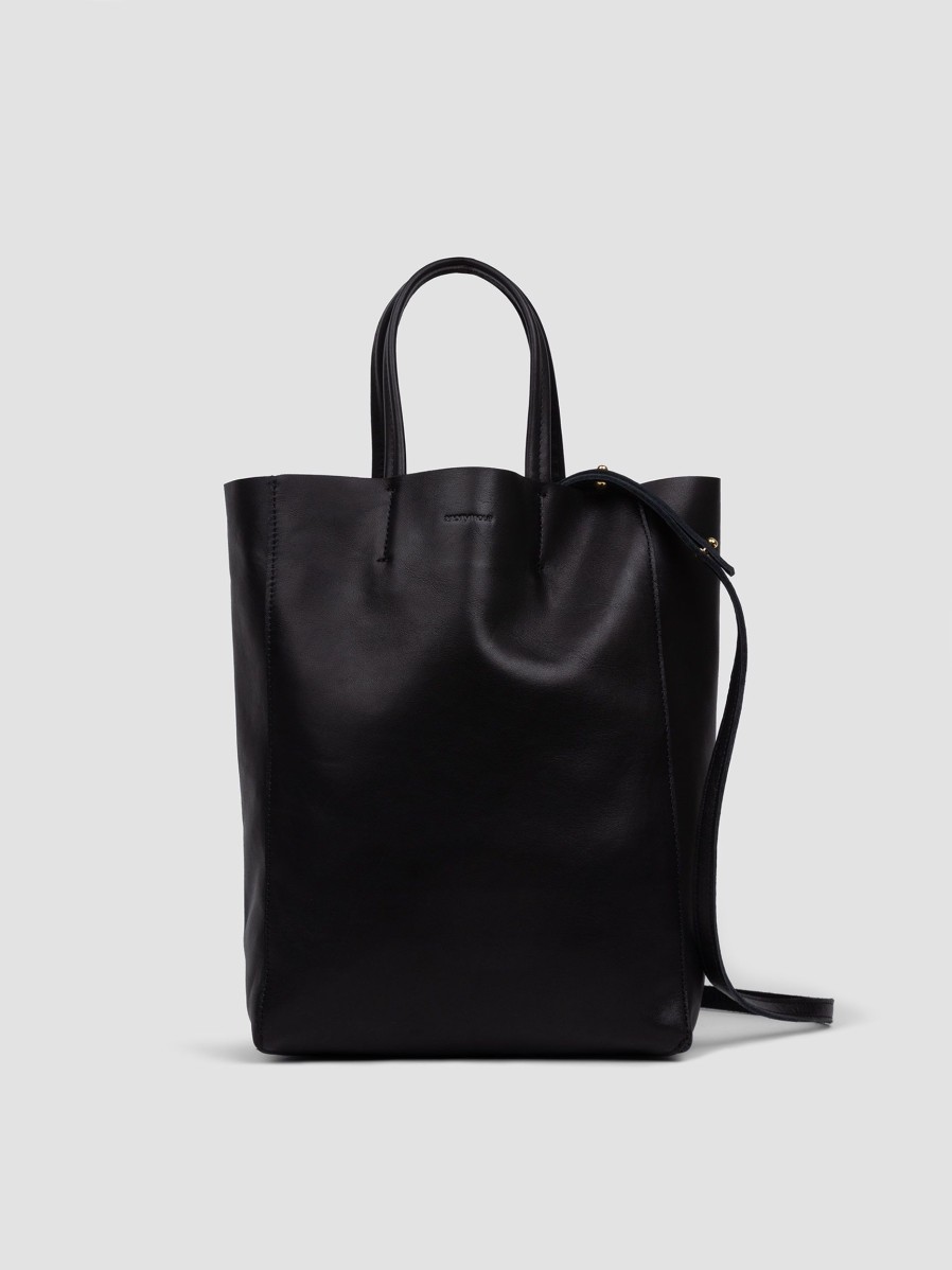 Women Anonymous Copenhagen Bags | Linea, Leather Shoulderhand Bag Black